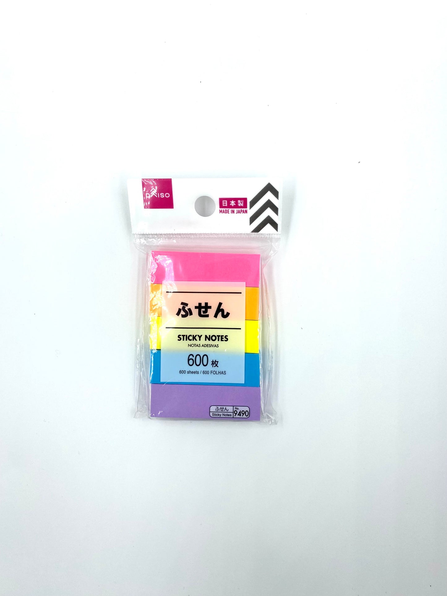 Daiso Sticky paper (50mm x 15mm, 600 pieces)