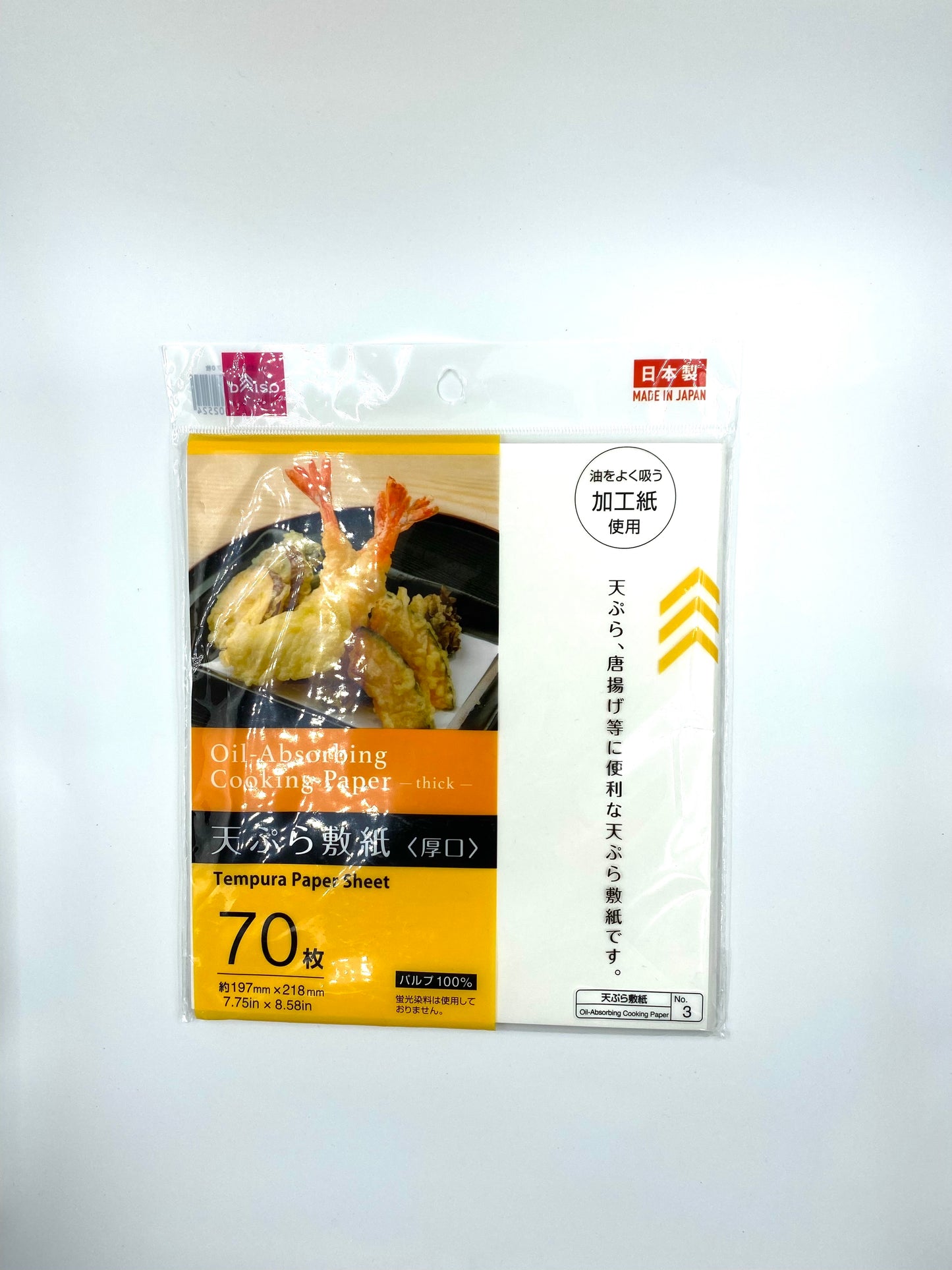 Tempura sheeting paper - thick (70 sheets)