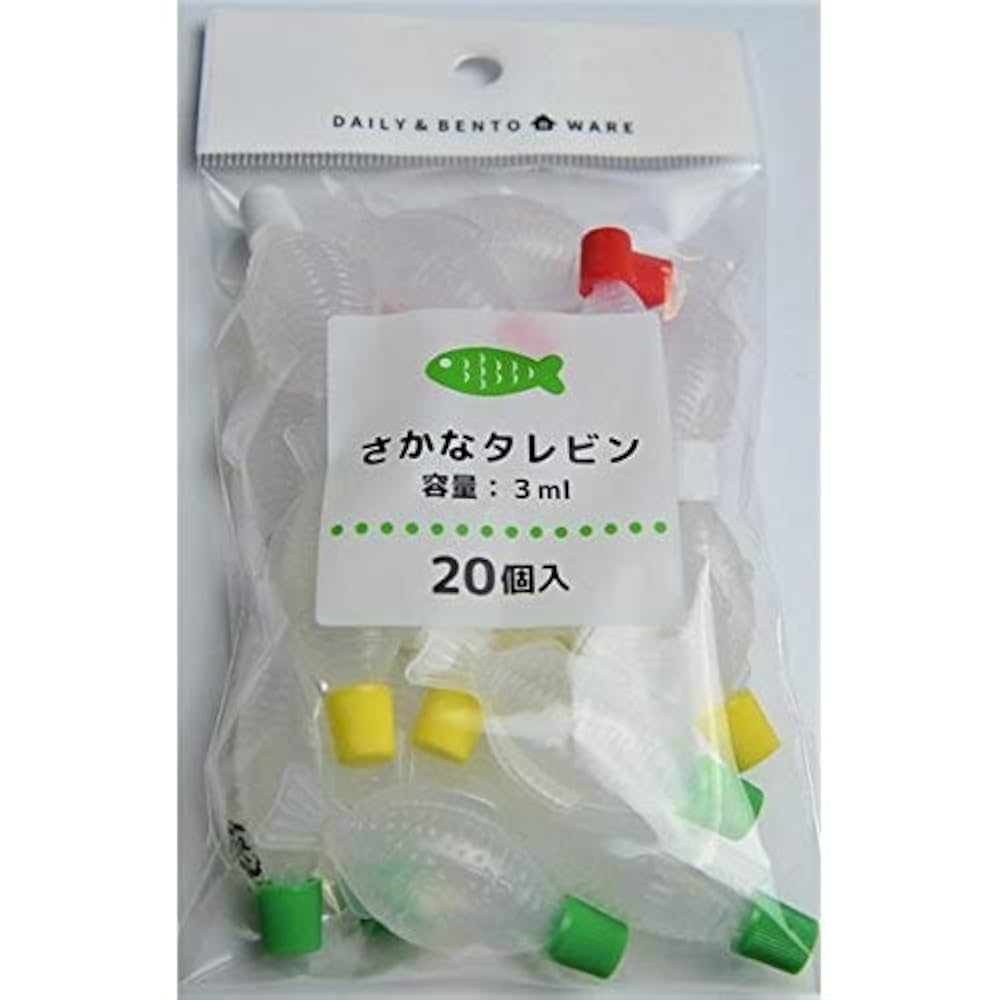 CANDO - Disposable Sauce Bottle - Sauce/Fish/CL/2.2x5x1.2cm (20pcs)