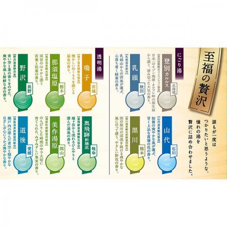 Bathclin Japanese Famous Hot Spring Bath Salts (Blissful Luxury) 30g x 14 Packets