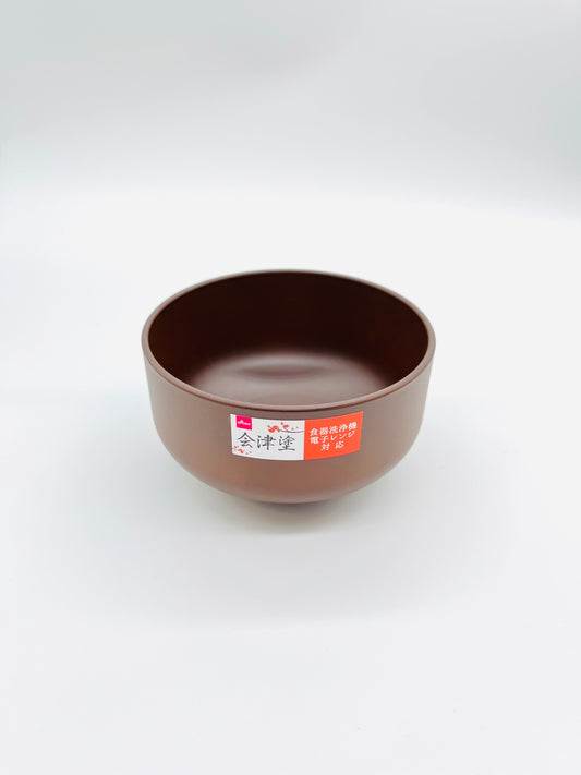 Aizu lacquered small bowl (brown)