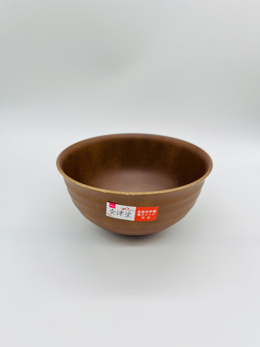 Aizu lacquer Hatan bowl (brown)