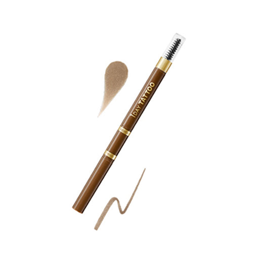 K-Palette Lasting Three Way Eyebrow Pencil WPa 02 Natural Brown