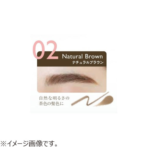 K-Palette Lasting Three Way Eyebrow Pencil WPa 02 Natural Brown